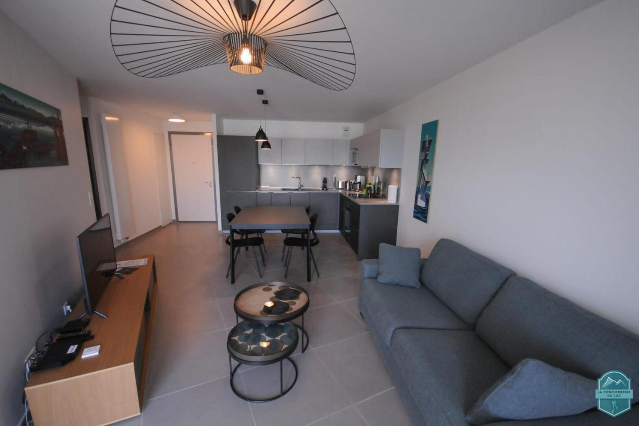 Le Répertoire du Lac - Appartement 1 chambres pour 2 ou 4 pers parking Annecy Esterno foto